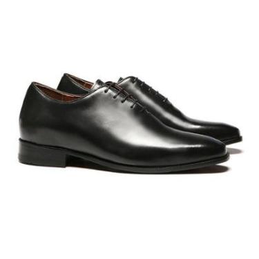 Imagem de Sapato Masculino Elevator Vintage Visconde Preto Samello-Masculino