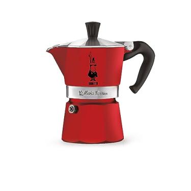 Imagem de Bialetti Máquina de café expresso Moka Express 4941, 1 xícara, vermelha