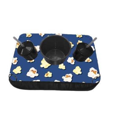 Imagem de Almofada Pipoca com Balde + 2 Copos Kit Cinema Filme Series - Deluzz, 