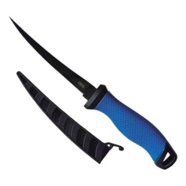 Imagem de Faca Fileteira Lumis 6 Aço Inoxidável 29cm - Com Bainha