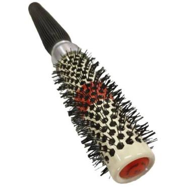 Imagem de Escova Térmica Finalizadora Vazada Cabeleireiro Profissional N25 - Hai