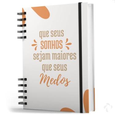 Imagem de Caderno De Anotações Com Capa Dura Coleção Frases Sonhos - NISTI PRINT