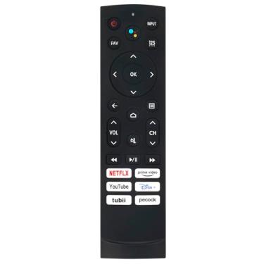Imagem de Controle remoto de substituição para Hisense-TV, controle remoto infravermelho universal para Hisense Android/Google Smart TV (ERF3A90) SEM controle de voz