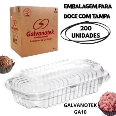 Imagem de Embalagem Galvanotek Ga10 Brigadeiro, Sobremesa, salgados 200 unid