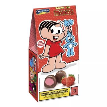 Imagem de Bombom Morango Turma da Mônica Montevergine 55g