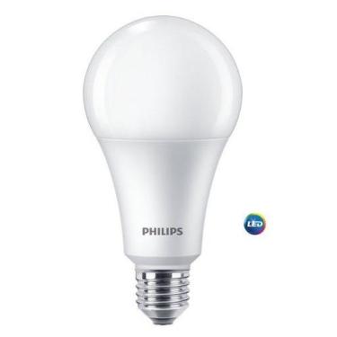 Imagem de Lâmpada LED E27 Bulbo Luz Fria Philips Bivolt 9W 806lm, Branca, 9W