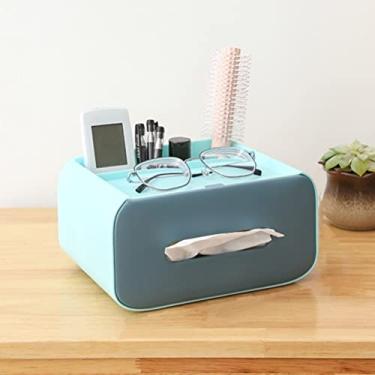 Imagem de AKALNNB Caixa de lenços impermeável para casa de banho, cozinha, carro, armazenamento - ferramenta decorativa