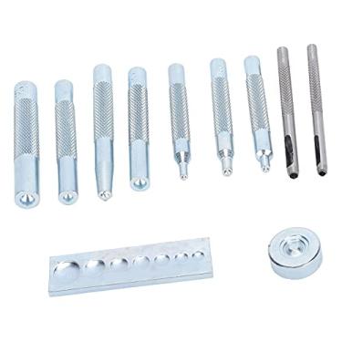 Imagem de Ferramenta de Perfuração de ilhó Conjunto de Perfurador de Material de Aço de Alta Velocidade Com Várias Especificações para Kit de Artesanato de Couro Setter de Rebite de