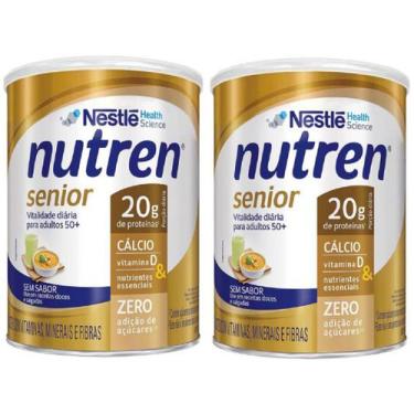 Imagem de Kit Nutren senior sem sabor lata 740g 2 latas combo - Sampafarmstore