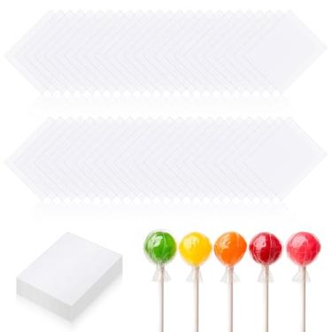 Imagem de 120 peças de papel celofane transparente, folhas de celofane, 15 x 20 cm, papel de embrulho transparente