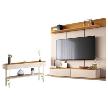 Imagem de Home Suspenso Galax E Aparador Vivant Cinamomo Off White - Hb Móveis