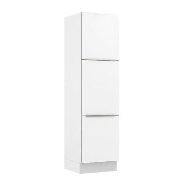 Imagem de Paneleiro 60 Cm 3 Portas Branco/Branco Veludo - MADESA