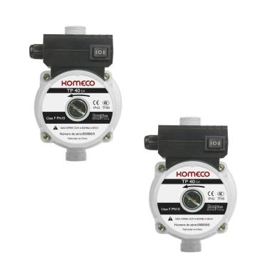 Imagem de Kit 2 Mini Bombas Circuladoras De Água TP40 G4 Ferro - Komeco - 127V