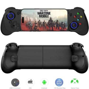 Imagem de Megadream Type C Mobile Gaming Controller for iPhone 15/iPhone 16 Series & Android USB C, PS Remote Player Gamepad for PS5/PS4/Xbox/PC, Cloud Gaming Joystick, Hall Effect Joysticks/Hall Trigger, COD,