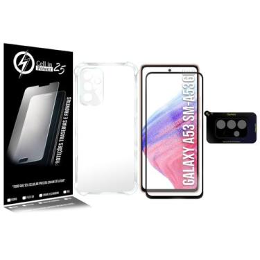 Imagem de Capa Capinha compativel Galaxy A53 5G A536 6.5 + Película Vidro 3d + p