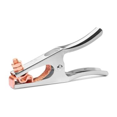 Imagem de MEIBAOGE Braçadeira de solda elétrica galvanizada 500A com mandíbula trançada de cobre para ferramenta de ligação segura