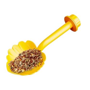 Imagem de Rrlihjgu Poleiro Para Gaiola de Pássaros - Brinquedo Para Aves Com Comedouro 2 Em 1 - Acessórios Para Gaiola de Periquitos Suprimentos Para Animais,Para Escalagem Alimentação Arara