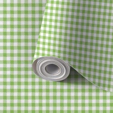 Imagem de VGHUYEVOGERE Papel de parede de papel de parede verde xadrez xadrez sem costura autoadesivo sem costura papel de contato para locatário papel de parede amigável para cozinha quarto 45 x 299 cm