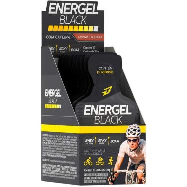 Imagem de Gel Energel Black 10 Sachês Bodyaction Sabor Laranja Acerola