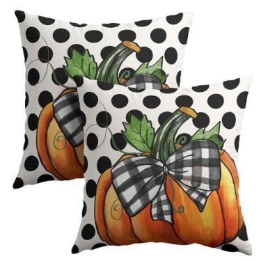 Imagem de Capa de travesseiro Granbey Fall Outdoor 50x50cm Orange Pumpkin