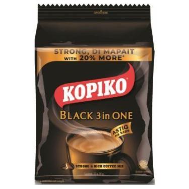 Imagem de Café instantaneo kopiko black 3 em 1 300g (10 sachês - 30g)