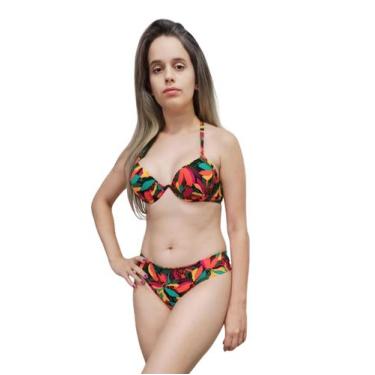 Imagem de Biquíni feminino bojo meia taça com aro inteiro P ao 50 - Gerbya, M, F