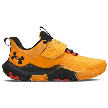 Imagem de Tênis de Basquete Masculino Under Armour Buzzer SE, Amarelo, 48