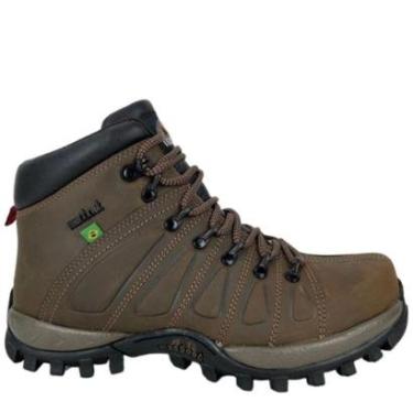 Imagem de Coturno Masculino Adventure Tratorado em Couro Dia a Dia Trabalho Macboot Uira06-Masculino