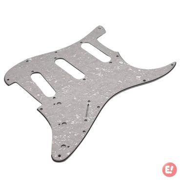 Imagem de Escudo Guitarra Strato SSS White Pearl 4PLY 2.4mm