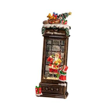 Imagem de Generic Globo de neve musical de Natal, enfeite de mesa, caixa de música, decoração de Natal para feriados, escritório, quarto, prateleira, sala de estar