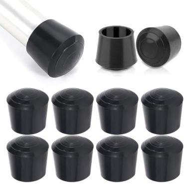 Imagem de Almofadas de borracha para pés para móveis 8 peças - protetores de perna, capas de base de mesa de longa duração, decoração arredondada aprimorada (12 mm)