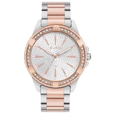 Imagem de Relógio Euro Feminino Stones Bicolor - Eu2036ytu-4j Eu2036ytu-4j