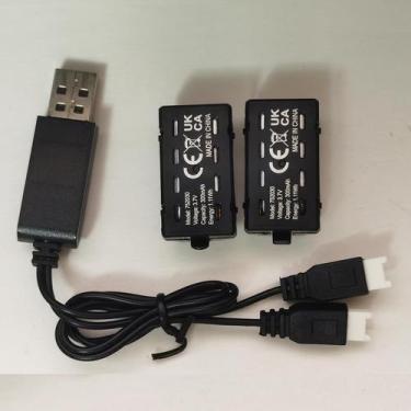 Imagem de Bateria BUSSGO X11C, pacote com 2 unidades, 3,7 V 300 mAh com cabo de 