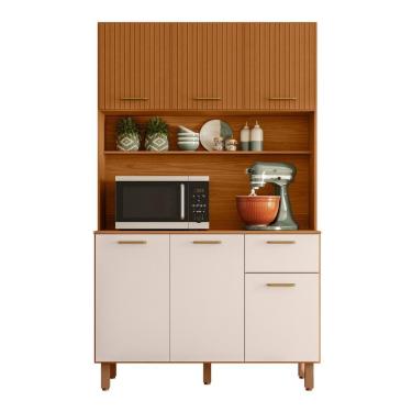 Imagem de Armario de Cozinha Kit New Livia com 6 Portas e 1 Gaveta