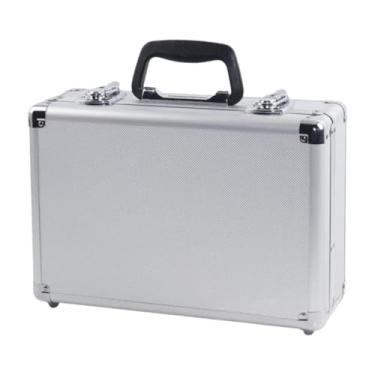 Imagem de Luwecf Bolsa de transporte para controle remoto, estojo premium, e profissional para transmissor de aeromodelo, Prata
