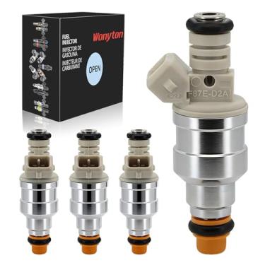 Imagem de Conjunto de 4 injetores de combustível F87E-D2A F87E-D2B F87E-B2A F87E-B2B para Ford Ranger 2.3L-2.5L L4 1985-2001 para Mazda B2500 2.5L L4 1998-2001 para topázio mercúrio 2.3.3 G L4 12 988-1990