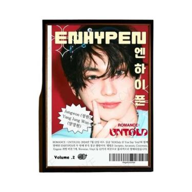 Imagem de Pôster De Arte De Parede Multiuso Da Banda Kpop E-E-ENHYPEN Para Sala 