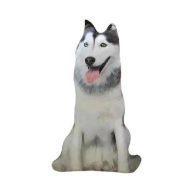 Imagem de Brinquedo De Pelúcia Simulação De Cachorro 3D Impresso De 50cm, Almofa