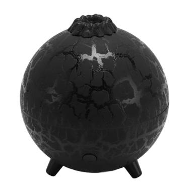 Imagem de aqxreight Difusor de óleo Essencial de 200ml Com Acabamento Crackle 7 Cores Leve e Silencioso Umidificador de Ar USB para Sala de Estar e Quarto e Melhorando Ambos Os Ambientes Enquanto óleo de