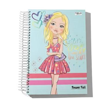 Imagem de Caderno Universitário 240 Folhas Espiral Capa Dura 16 Matérias (meninas/girl) – Espiral – Linha Escolar – Anotações, Escola, Faculdade e Escritório (Linha Premium). (1, 240 FOLHAS)