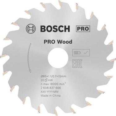 Imagem de Disco de Corte Standard for Wood 85mm x 1,1mm 20 Dentes BOSCH - BOSCH 