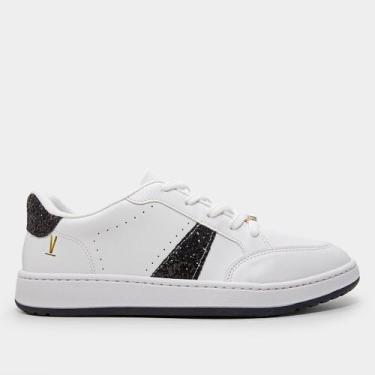 Imagem de Tênis Vizzano Feminino, Branco, Preto, 37