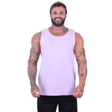 Imagem de Regata Clássica Masculina MXD Conceito Lisa Sem Estampas Multicoloridas-Masculino