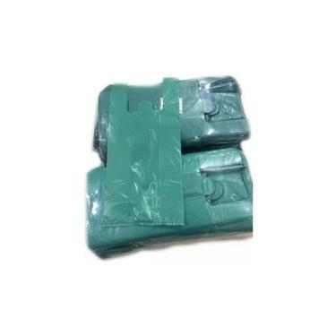 Imagem de Sacolas Plasticas Pretas Azul Verde Reciclada 30x40 10 Kg