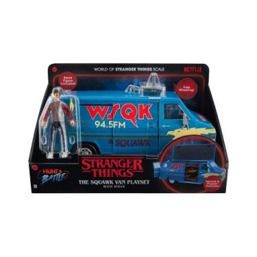 Imagem de Kit Carro Rl E Boneco Stranger Things 10Cm Steve Com Van - Candide