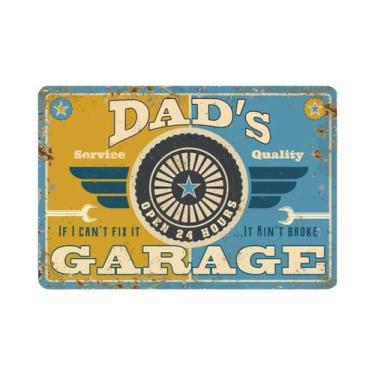 Imagem de Placa De Metal Retrô Vintage Para Decoração De Bar, Café, Academia E P
