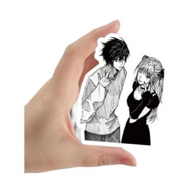 Imagem de Pacote De Adesivos Anime Death Note Preto E Branco Para Skateboard, Ba