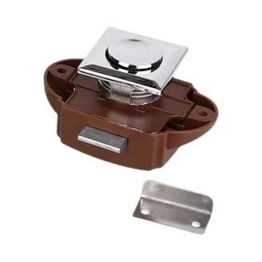 Imagem de Fechadura De Pressão Sem Chave Para Armários De Caravanas, RVs E Barco