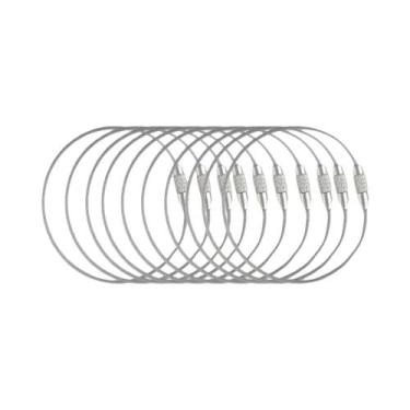 Imagem de Chaveiro De Ferramentas Para Camping Em Aço Inoxidável 10PCS Com Corda