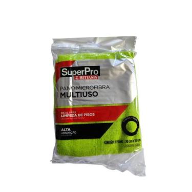 Imagem de Pano Multiuso Microfibra Bettanin Superpro 70x50cm 200g/m2 Verde
